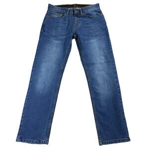 Stanley Jeans Mens 30x30 Blue Straight Leg Workwear Durable Classic Fit Denim